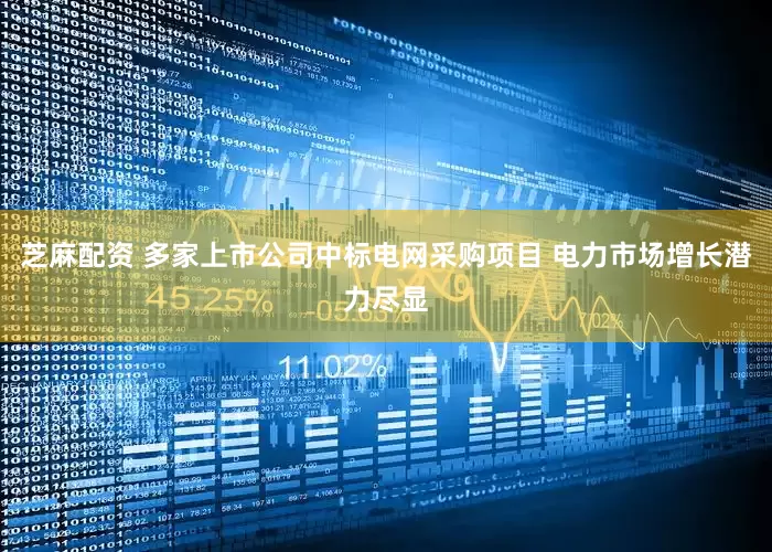 芝麻配资 多家上市公司中标电网采购项目 电力市场增长潜力尽显