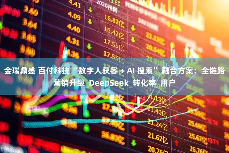 金瑞鼎盛 百付科技 “数字人获客 + AI 搜索” 融合方案：全链路营销升级_DeepSeek_转化率_用户