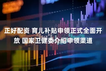 正好配资 育儿补贴申领正式全面开放 国家卫健委介绍申领渠道